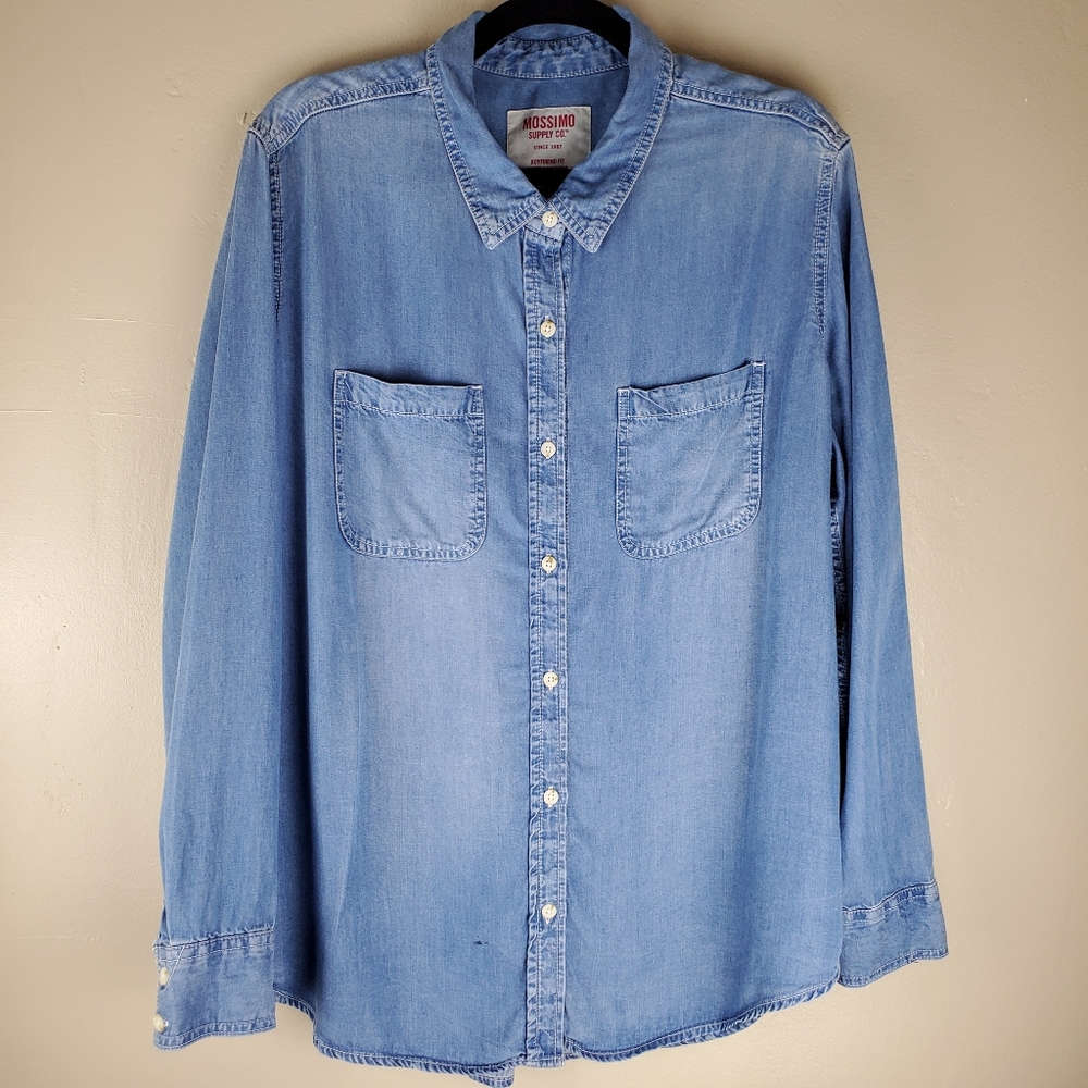 Mossimo Supply Co Boyfriend fit button down